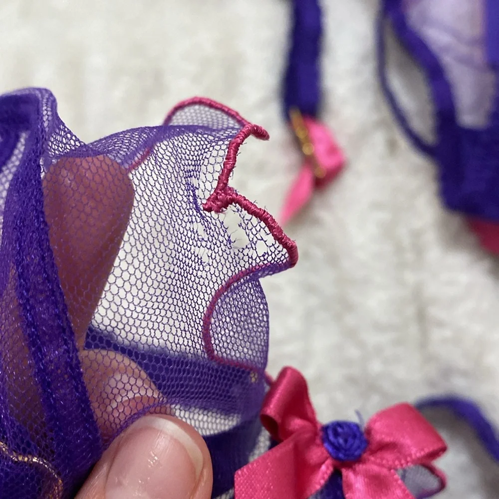 LORNA PURPLE PINK… TEAR IN TULLE - Picture 5 of 5